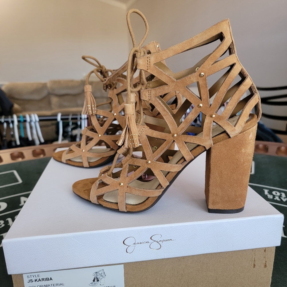 Jessica Simpson Kariba heels, size 8